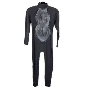 Grey Animal Catsuit  /   Jumpsuit L